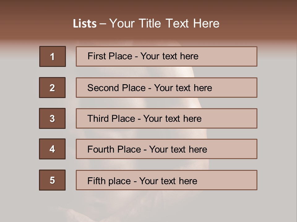 Bodybuilding Male Care PowerPoint Template