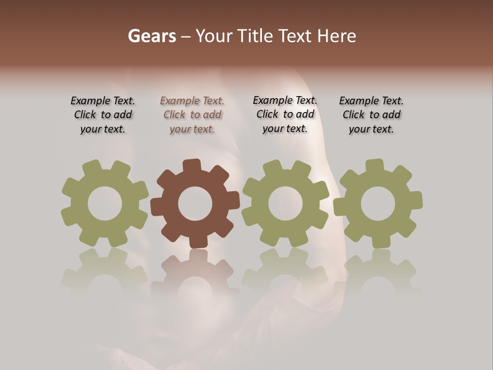 Bodybuilding Male Care PowerPoint Template