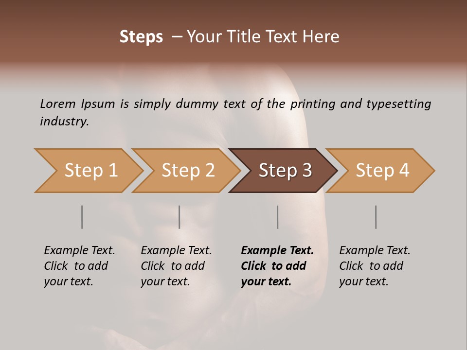 Bodybuilding Male Care PowerPoint Template