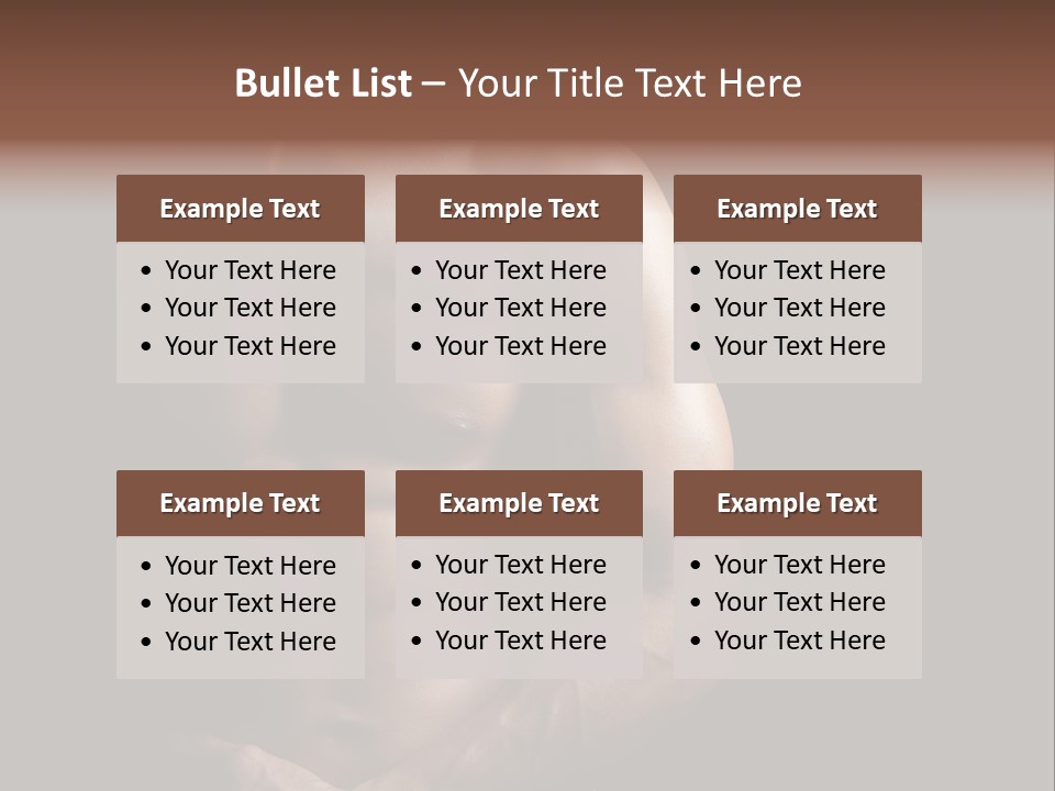 Bodybuilding Male Care PowerPoint Template