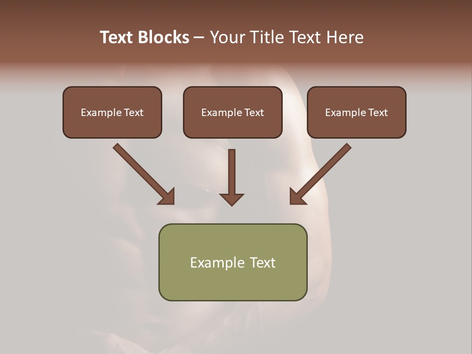 Bodybuilding Male Care PowerPoint Template