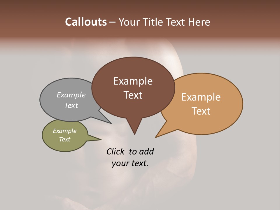 Bodybuilding Male Care PowerPoint Template