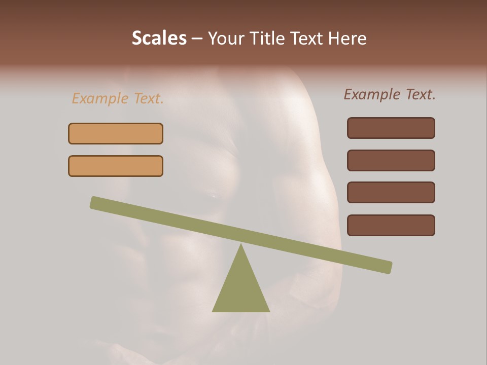 Bodybuilding Male Care PowerPoint Template