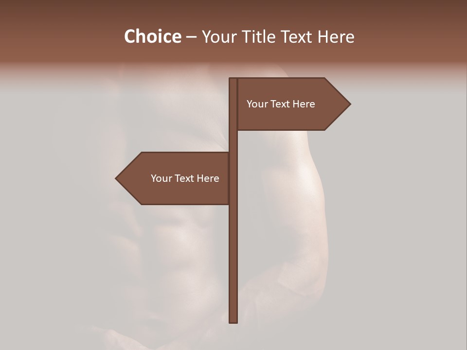Bodybuilding Male Care PowerPoint Template