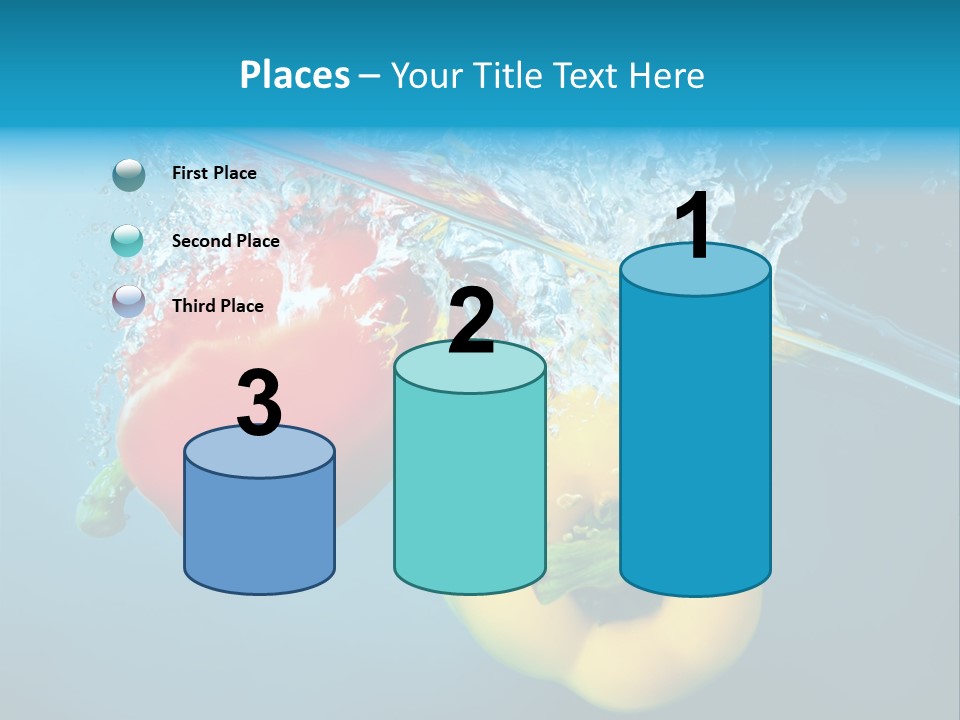 Green Liquid Closeup PowerPoint Template