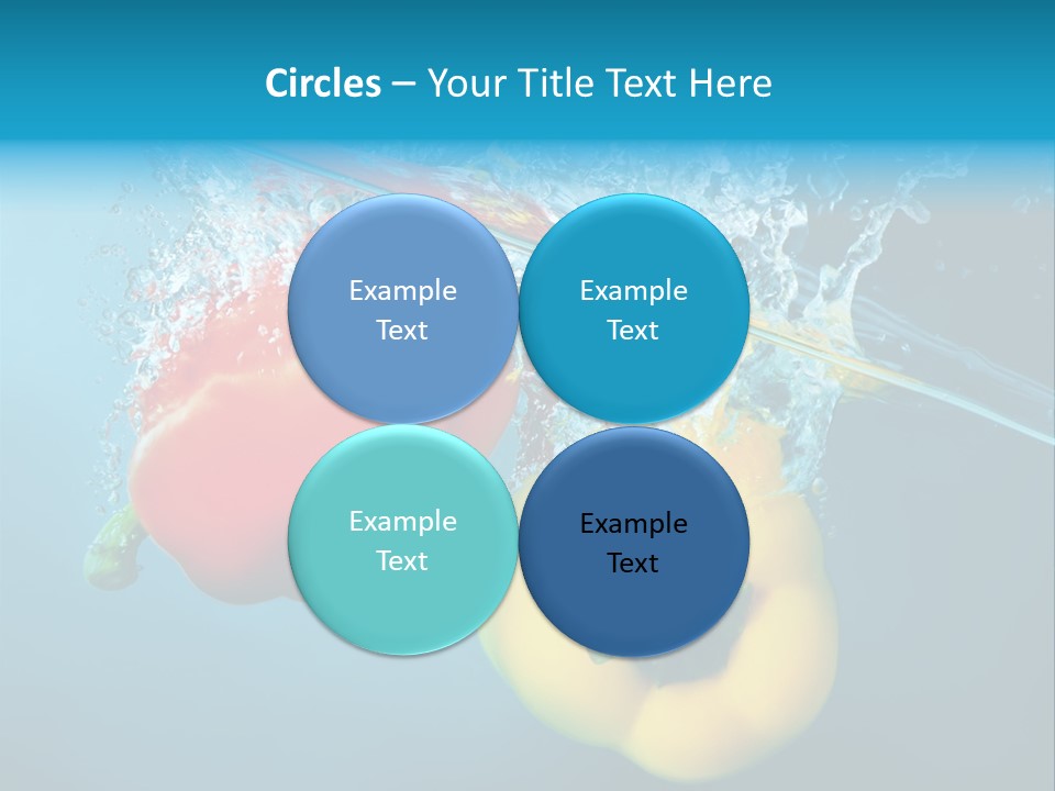 Green Liquid Closeup PowerPoint Template