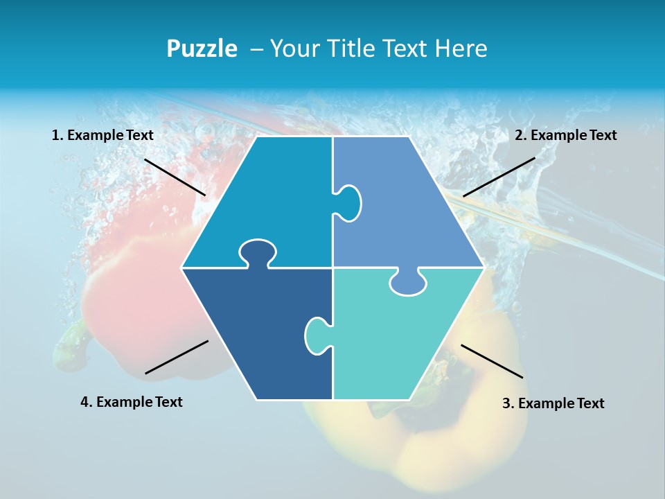 Green Liquid Closeup PowerPoint Template