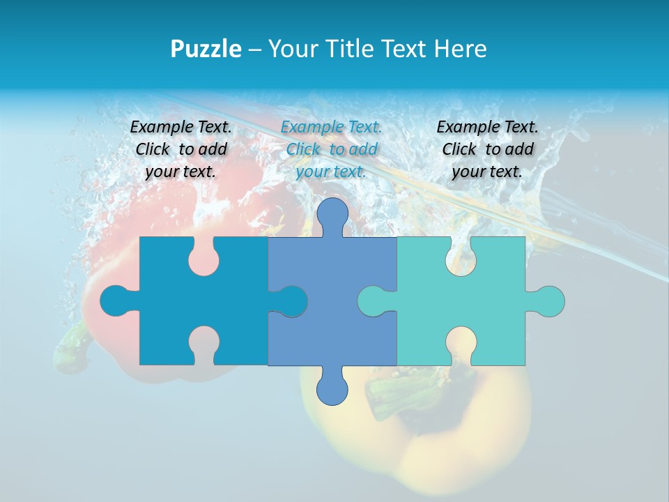 Green Liquid Closeup PowerPoint Template