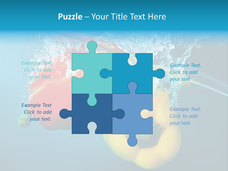 Green Liquid Closeup PowerPoint Template