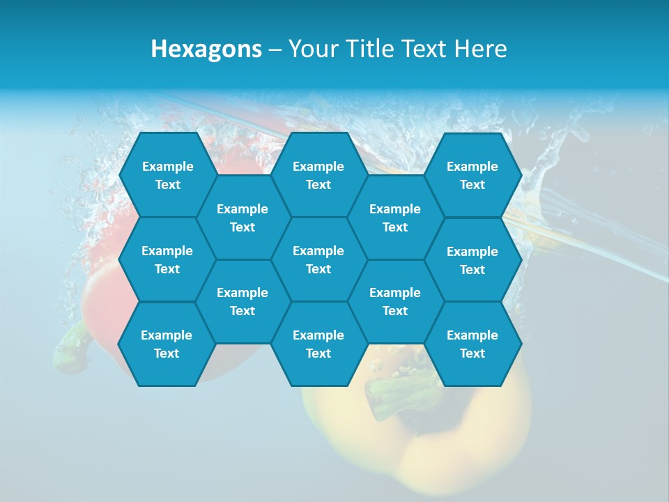 Green Liquid Closeup PowerPoint Template