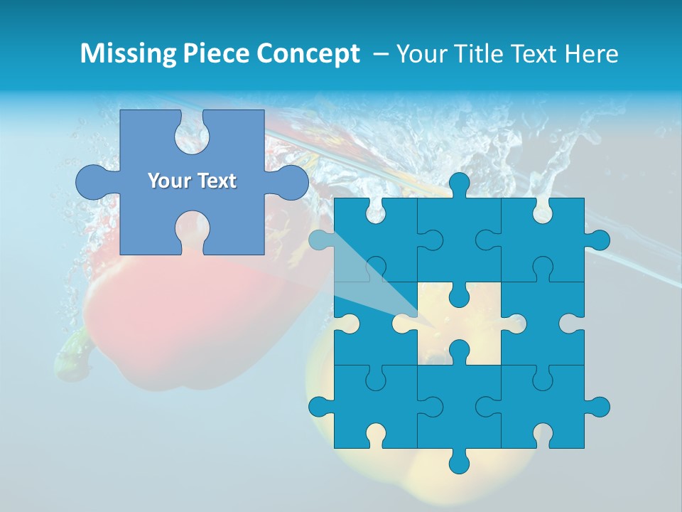 Green Liquid Closeup PowerPoint Template