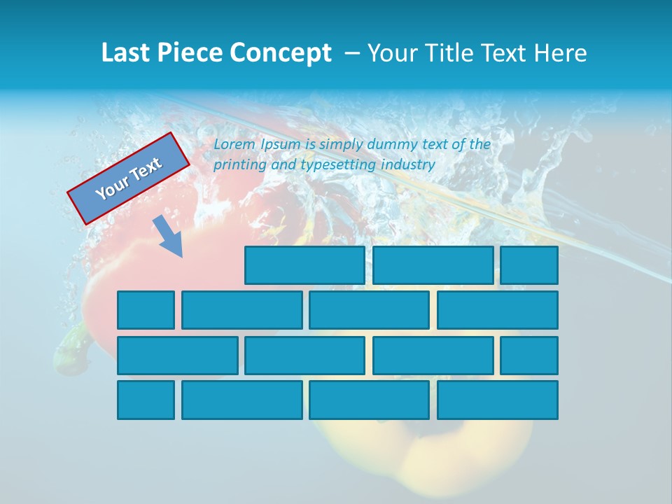Green Liquid Closeup PowerPoint Template