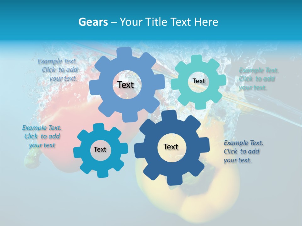 Green Liquid Closeup PowerPoint Template