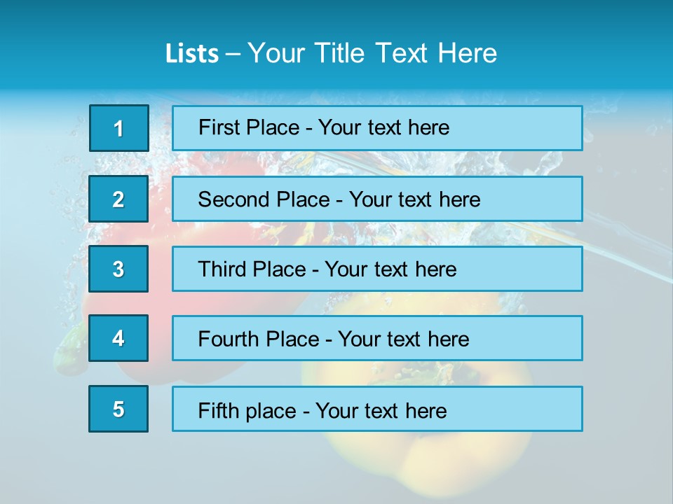 Green Liquid Closeup PowerPoint Template