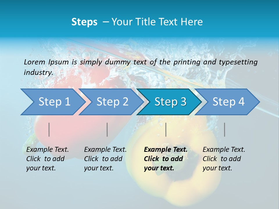 Green Liquid Closeup PowerPoint Template