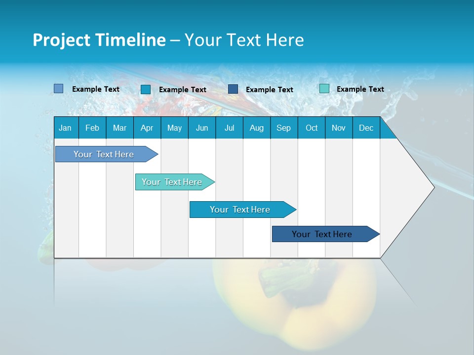 Green Liquid Closeup PowerPoint Template