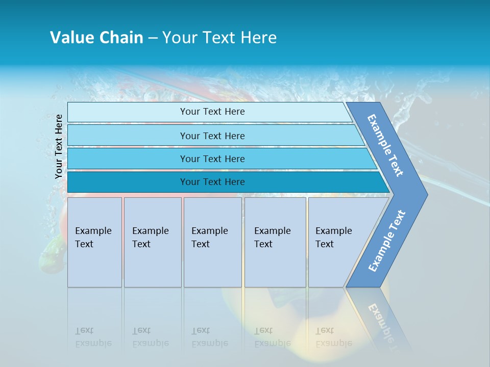 Green Liquid Closeup PowerPoint Template
