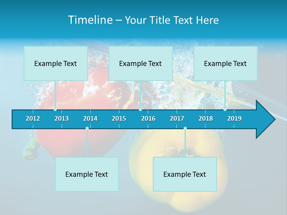 Green Liquid Closeup PowerPoint Template