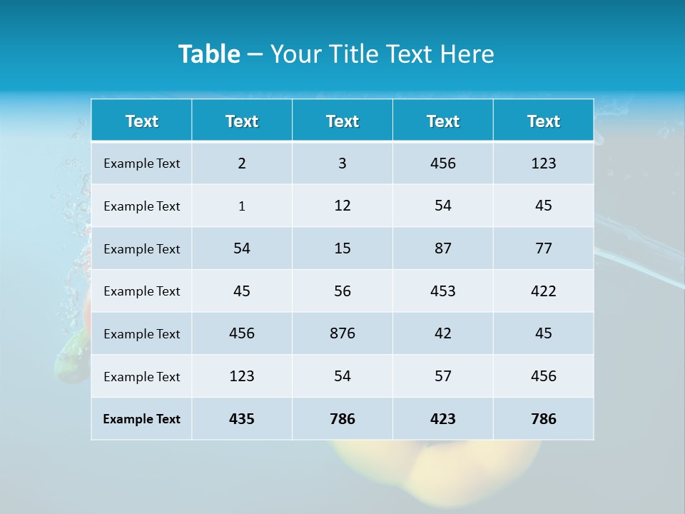 Green Liquid Closeup PowerPoint Template