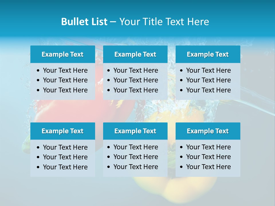 Green Liquid Closeup PowerPoint Template