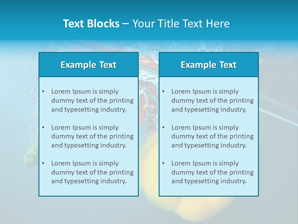 Green Liquid Closeup PowerPoint Template