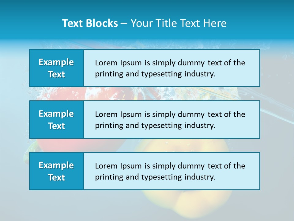 Green Liquid Closeup PowerPoint Template