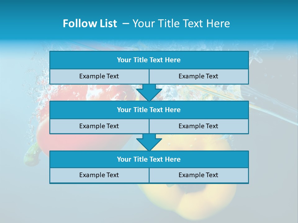 Green Liquid Closeup PowerPoint Template