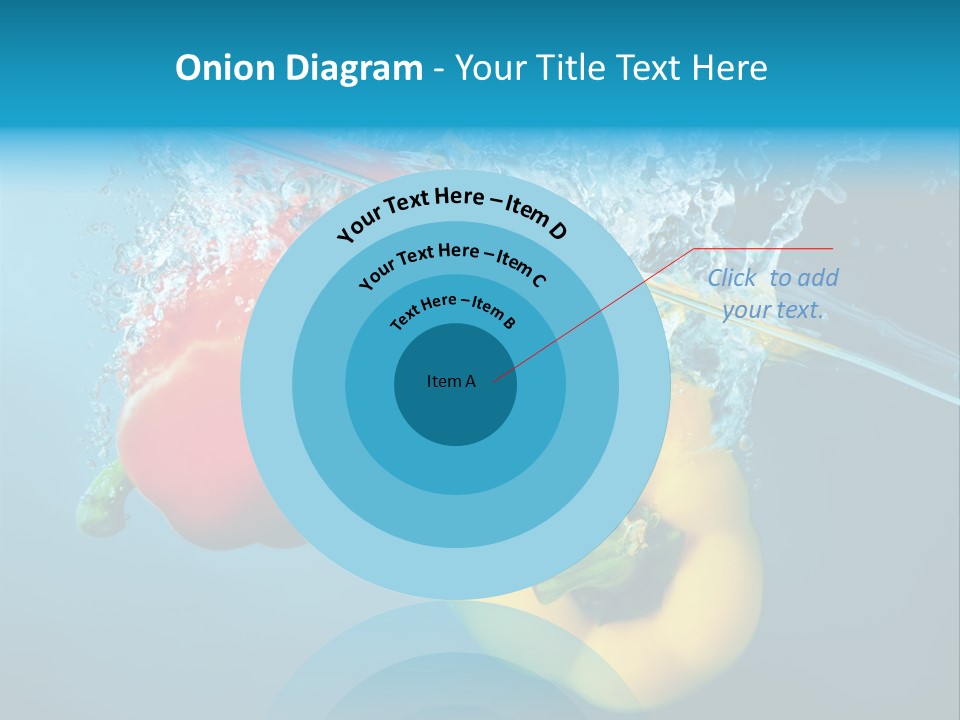 Green Liquid Closeup PowerPoint Template