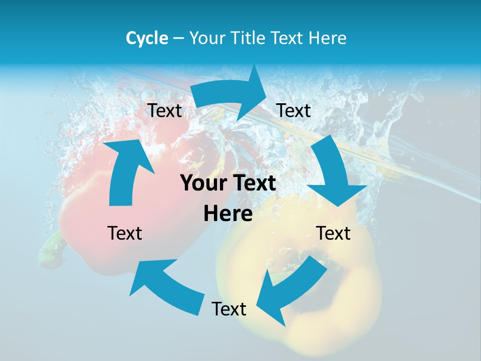 Green Liquid Closeup PowerPoint Template