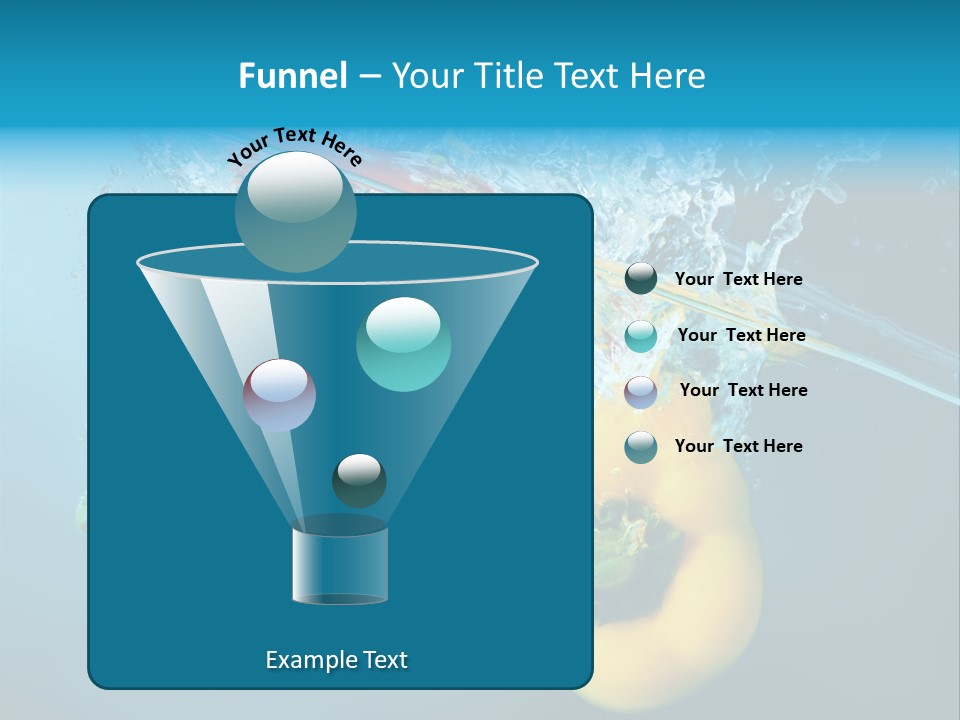 Green Liquid Closeup PowerPoint Template