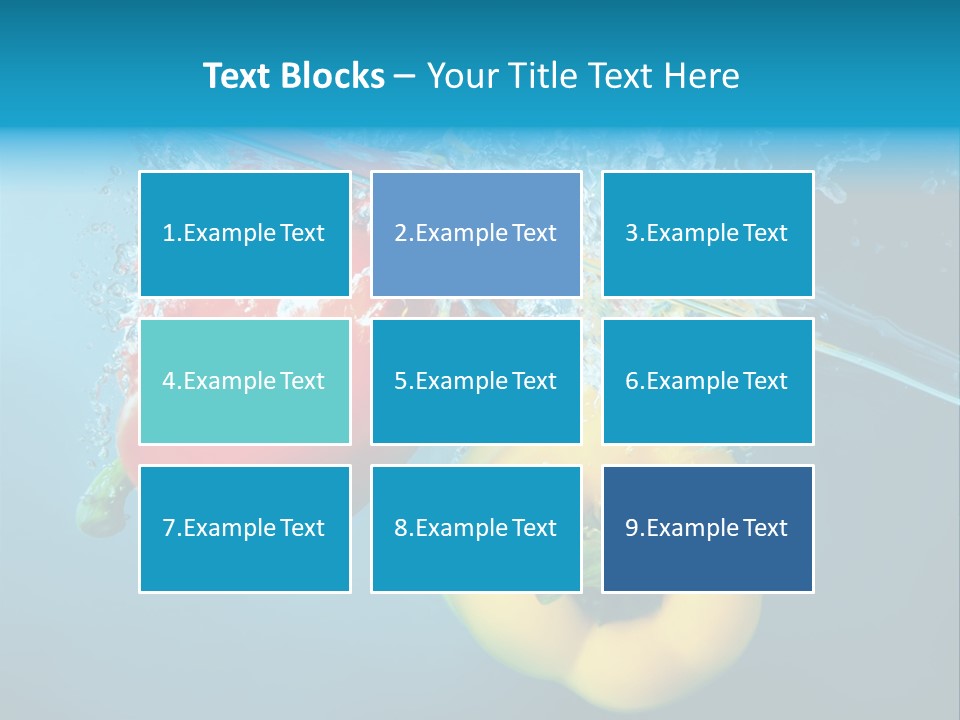 Green Liquid Closeup PowerPoint Template