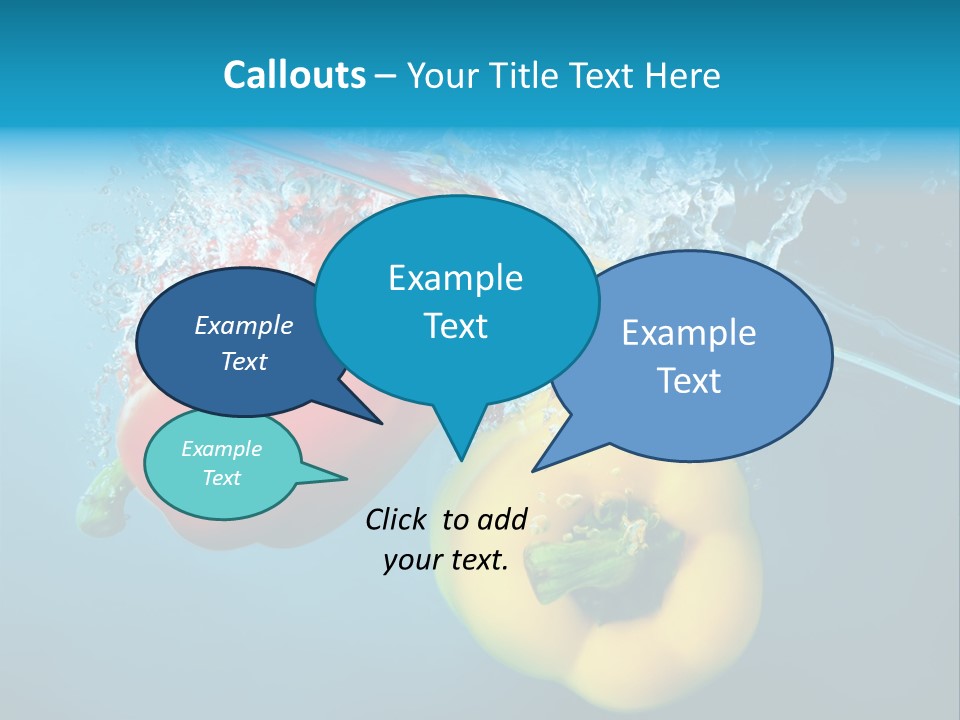 Green Liquid Closeup PowerPoint Template