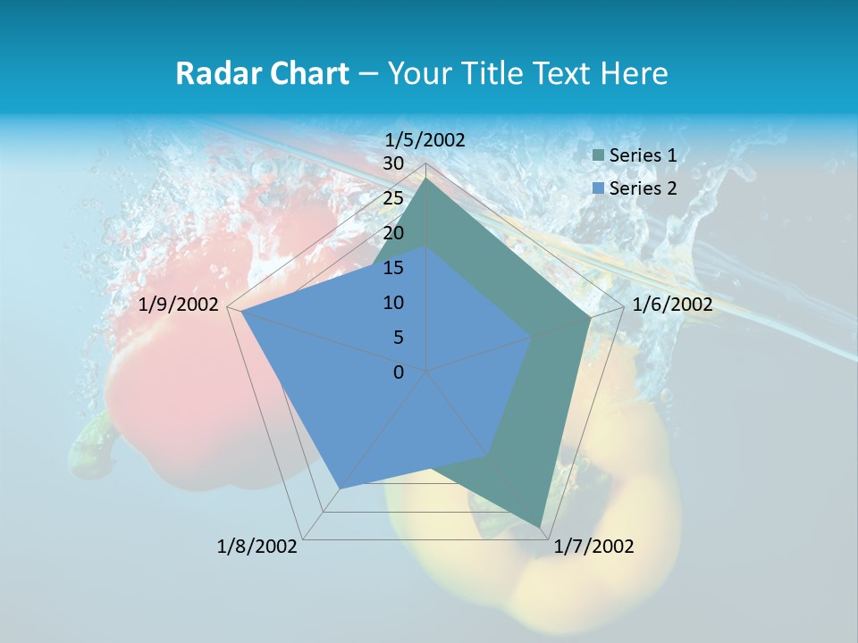 Green Liquid Closeup PowerPoint Template