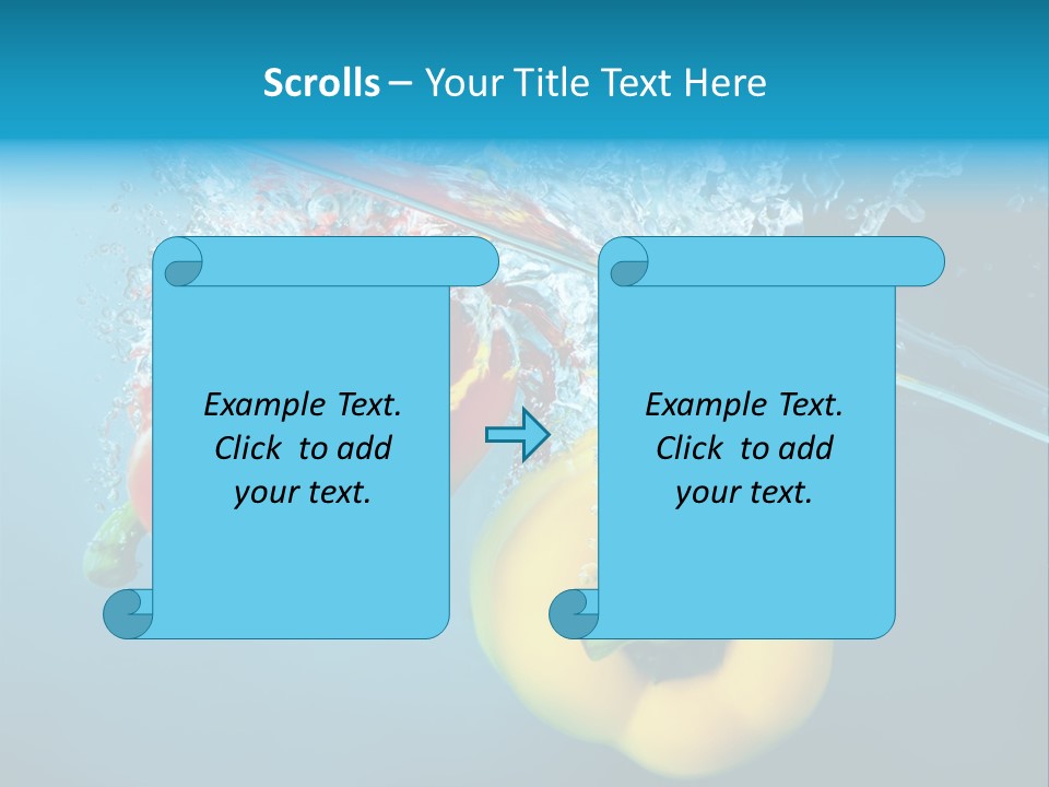 Green Liquid Closeup PowerPoint Template