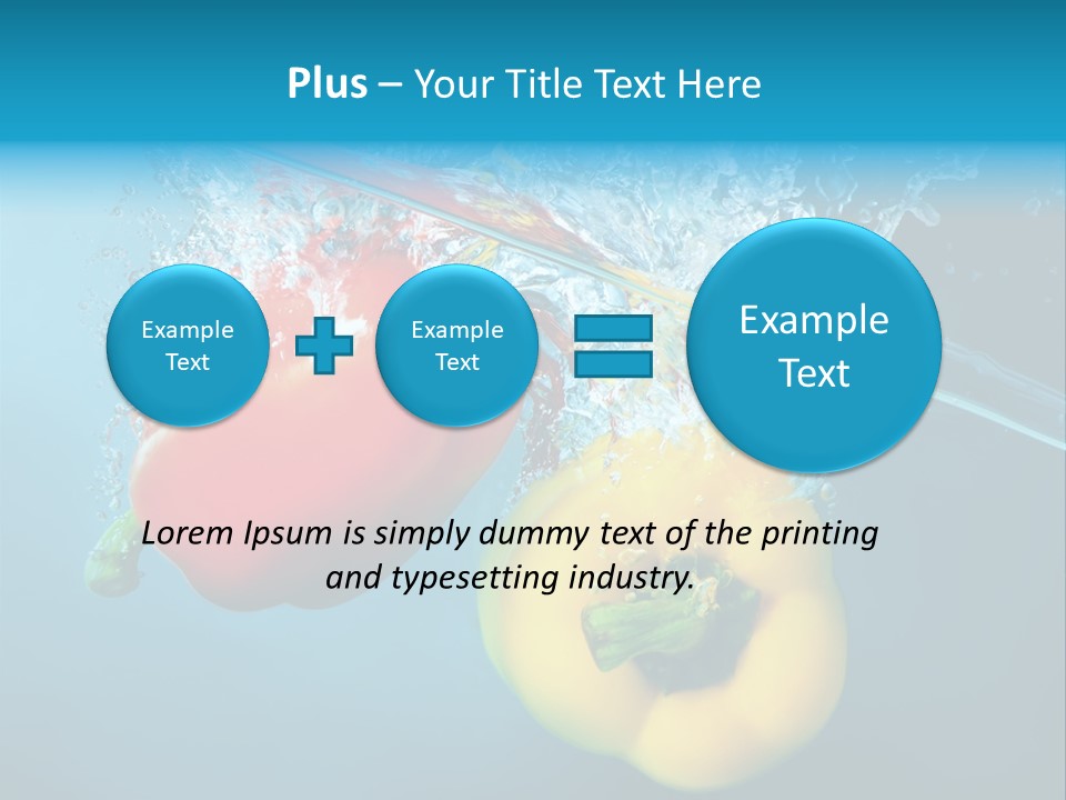 Green Liquid Closeup PowerPoint Template