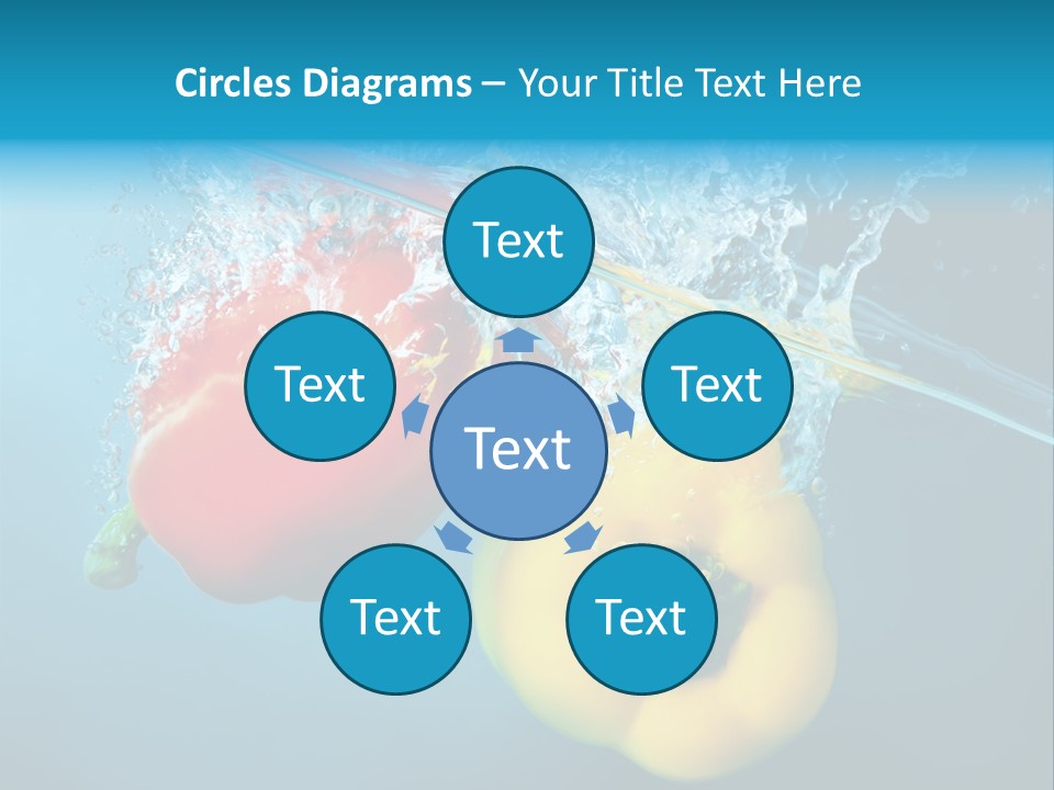 Green Liquid Closeup PowerPoint Template