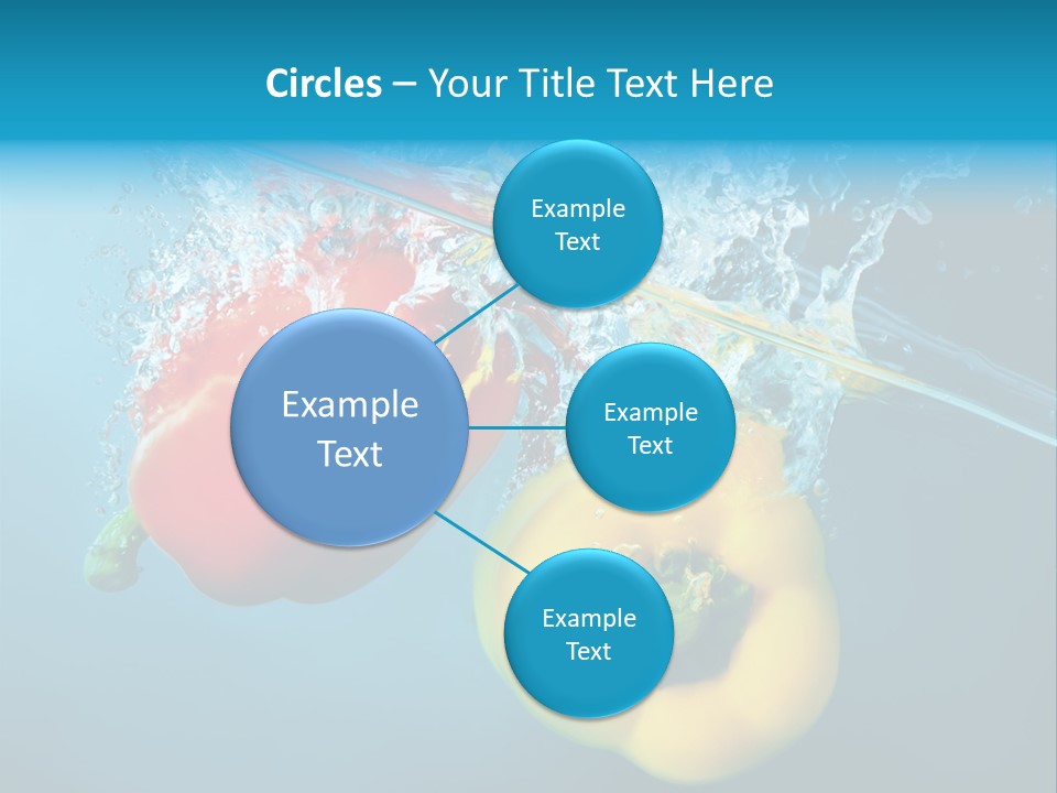 Green Liquid Closeup PowerPoint Template