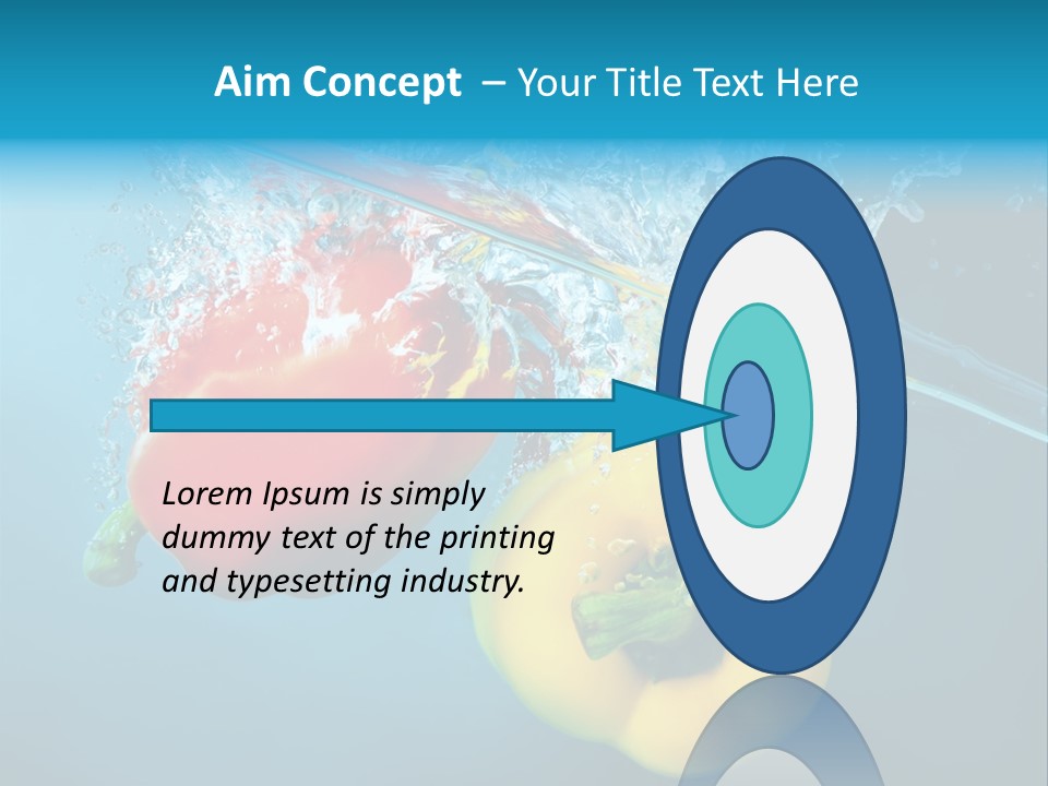 Green Liquid Closeup PowerPoint Template