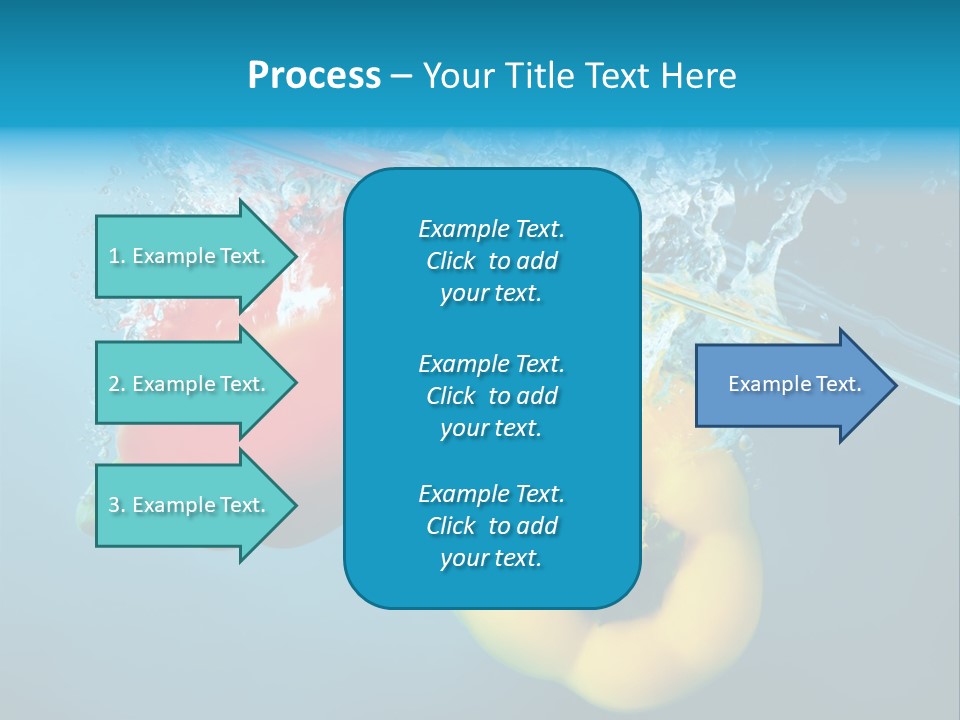 Green Liquid Closeup PowerPoint Template