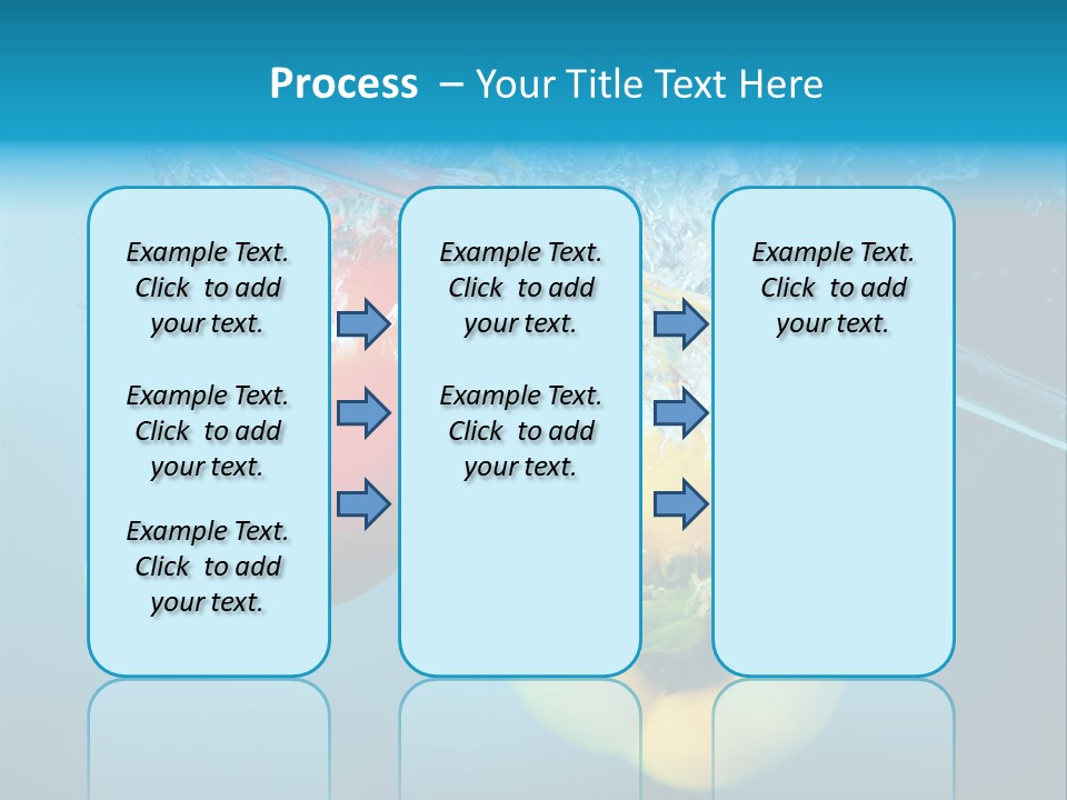 Green Liquid Closeup PowerPoint Template