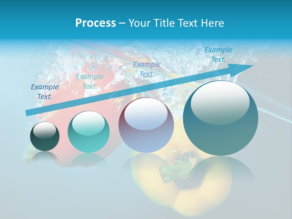 Green Liquid Closeup PowerPoint Template