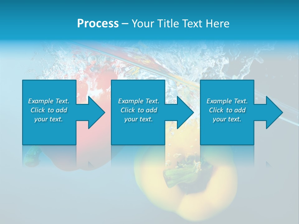 Green Liquid Closeup PowerPoint Template