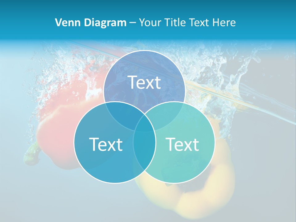 Green Liquid Closeup PowerPoint Template