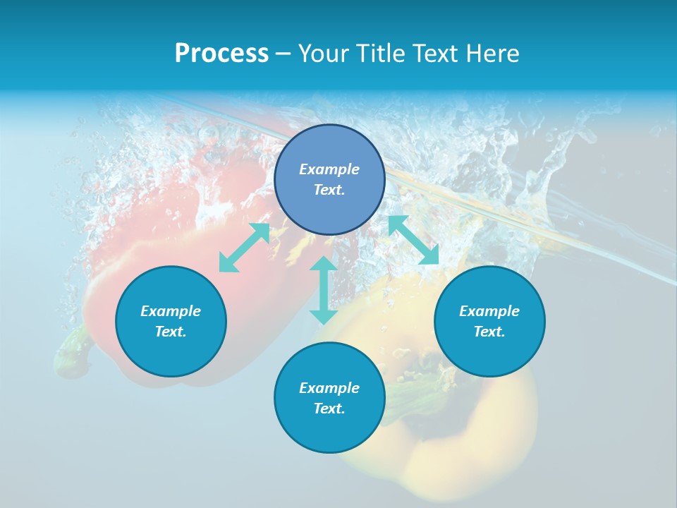 Green Liquid Closeup PowerPoint Template