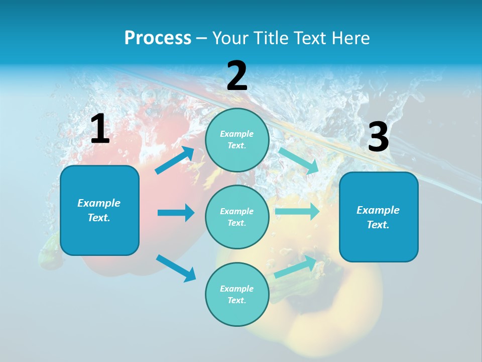 Green Liquid Closeup PowerPoint Template