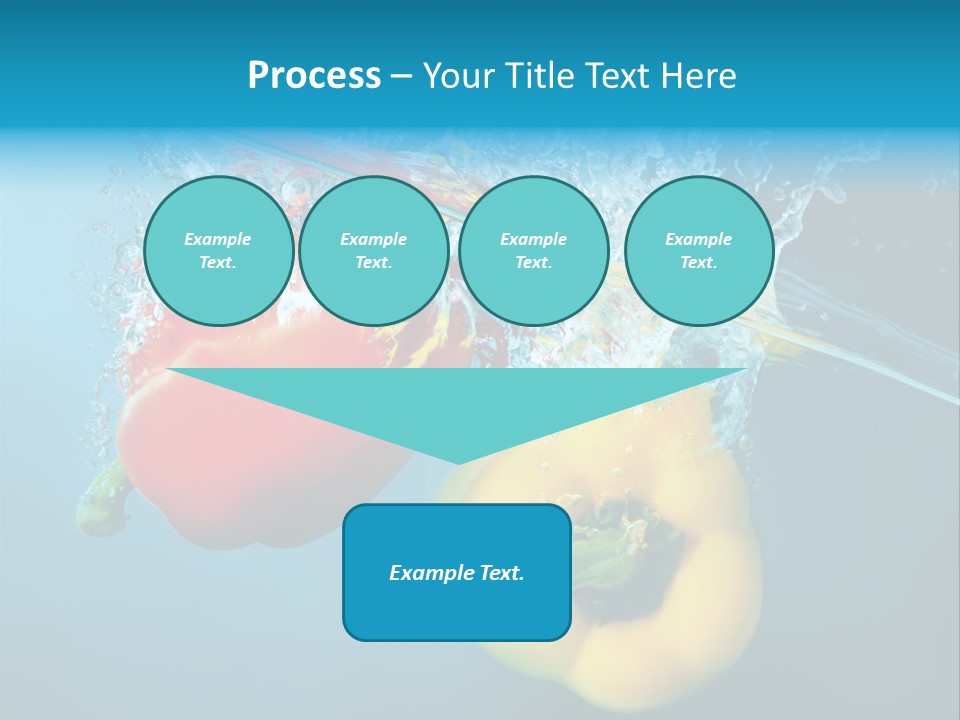 Green Liquid Closeup PowerPoint Template