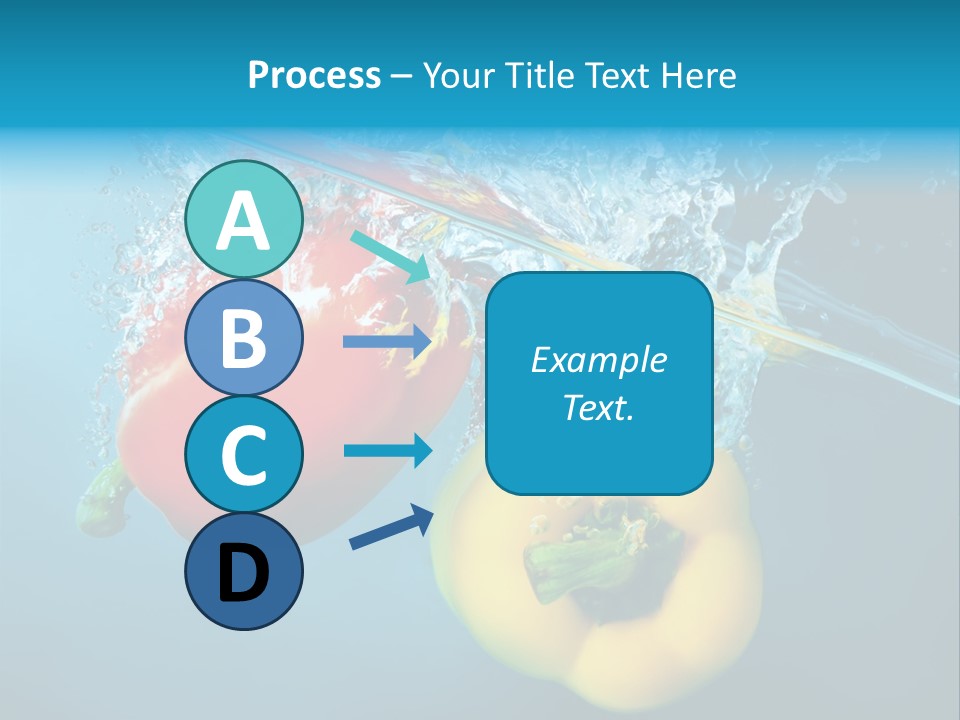 Green Liquid Closeup PowerPoint Template