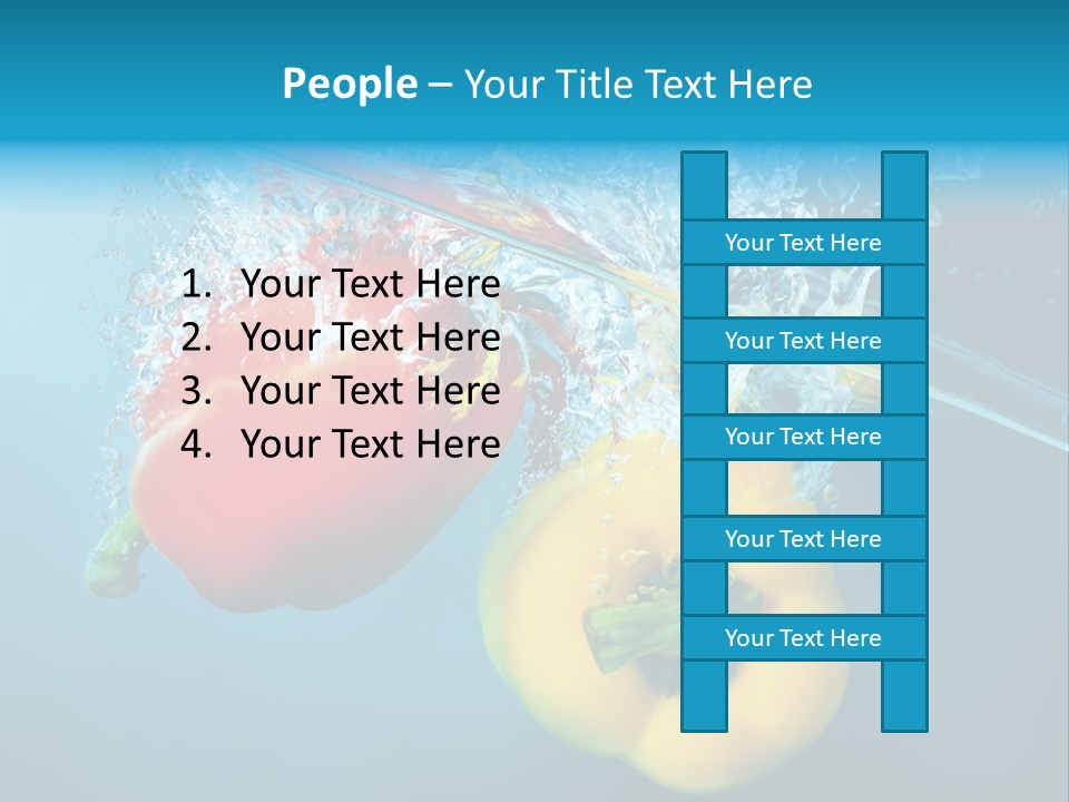 Green Liquid Closeup PowerPoint Template