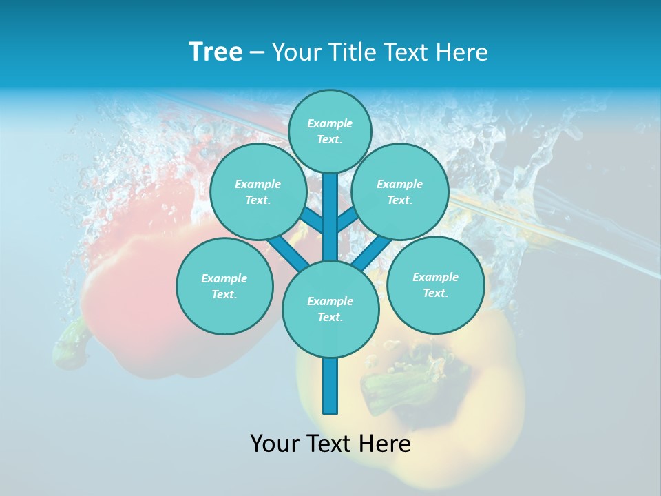 Green Liquid Closeup PowerPoint Template