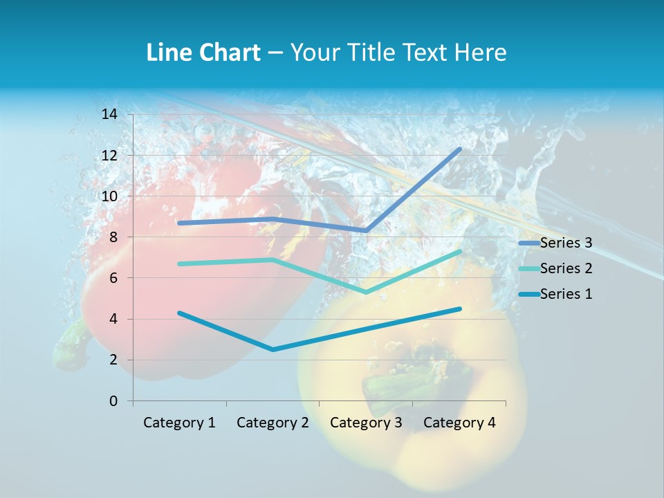 Green Liquid Closeup PowerPoint Template